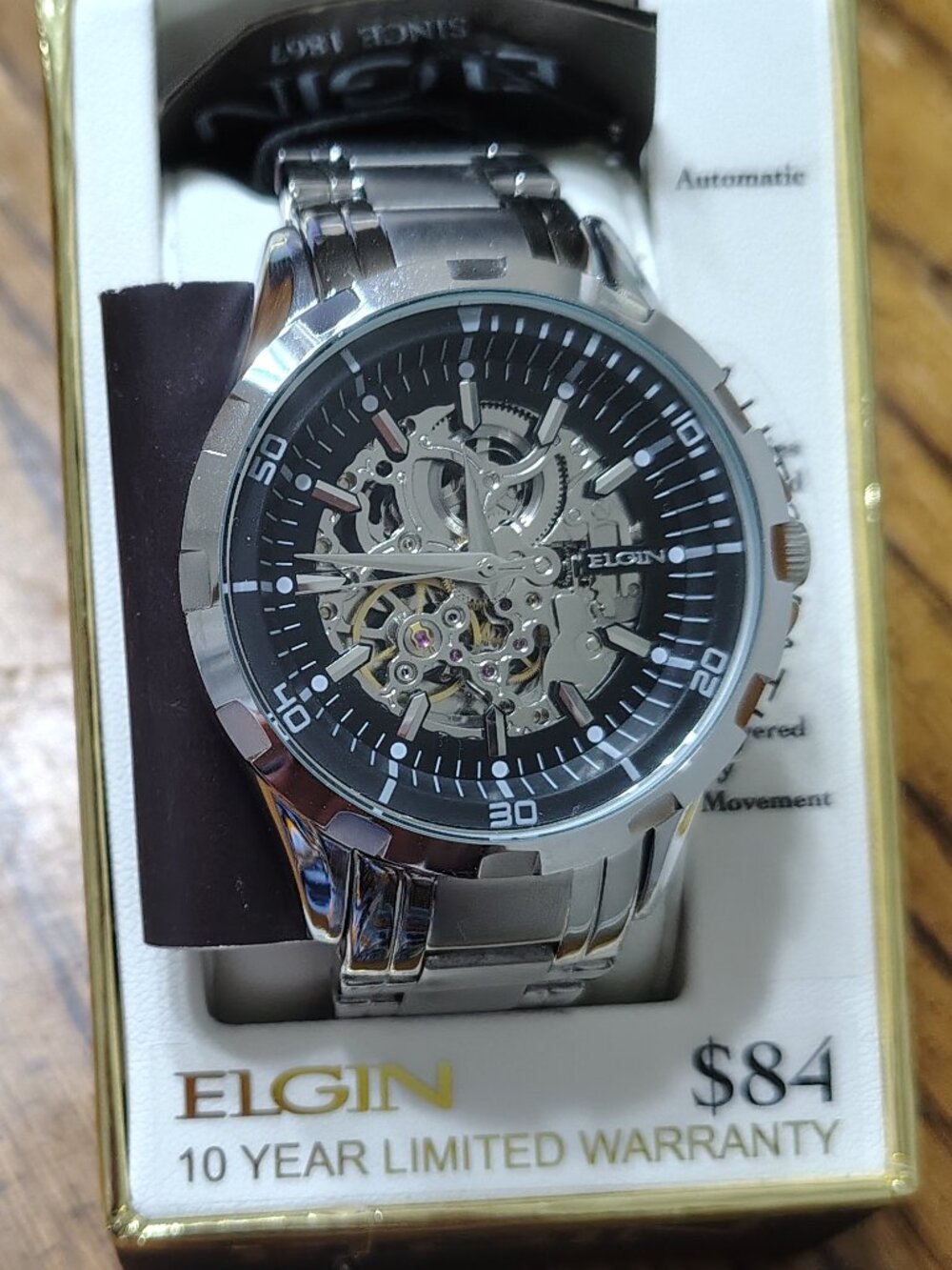 Men's Wrist Watch  Silver - New!